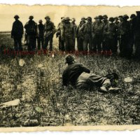 WWII 1st Division "Big Red One" 16th Infantry Regiment Wartime Photo Grouping - German Escapee Shot in Leg